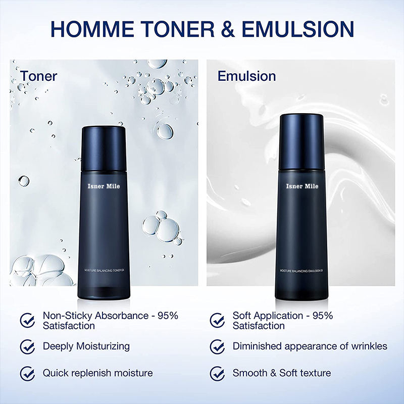 organic anti-aging long lasting moisturizing skin gentle skin care men's cleaning suit