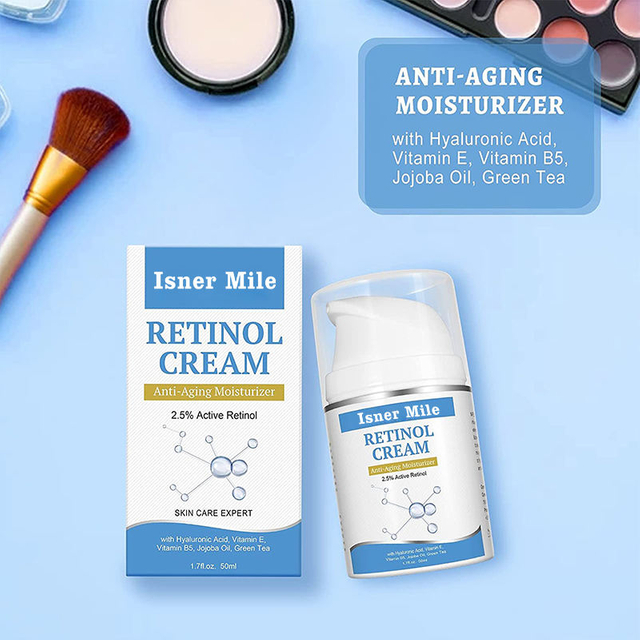 Private Label Natural Organic Vegan Anti-Wrinkle Moisturizing Lotion Retinol cream