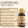 Custom logo 100% natural castor oils black men beard oil for hair growth