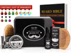 Isner Mile Beard Kit for Men Grooming & Trimming Tool Complete Set with Oil Balm Scissors Balm Comb Brush