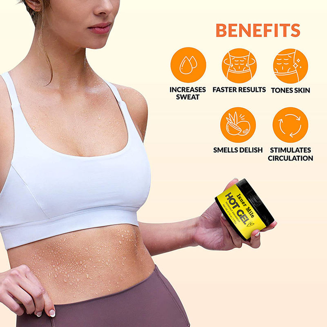Weight Loss Hot Gel Sweat Cream Private Label Workout Enhancer Belly Slimming Fat Burn Gel