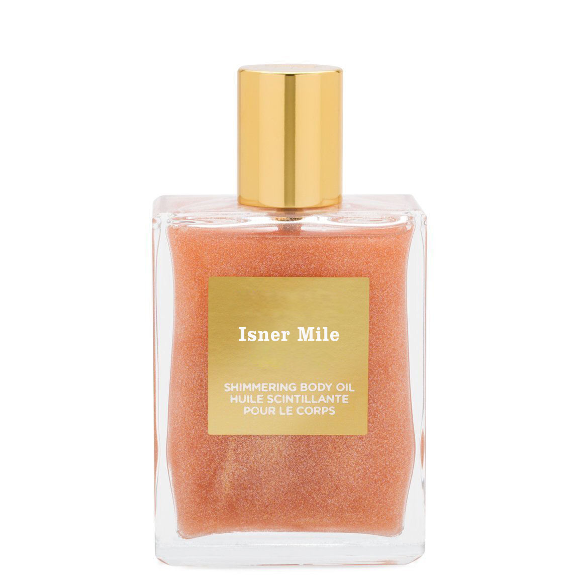 Isner Mile OEM/ODM Private label Shimmering Sun Tan Shimmering Rose Gold Body Oil of Skin Care Moisturizer