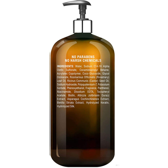 Natural hair growth organic anti hair loss shampoo for black women hair