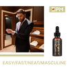 ZPM Men Hair Styler Beard Care Set Straightener Brush Comb Beard Oil Kit