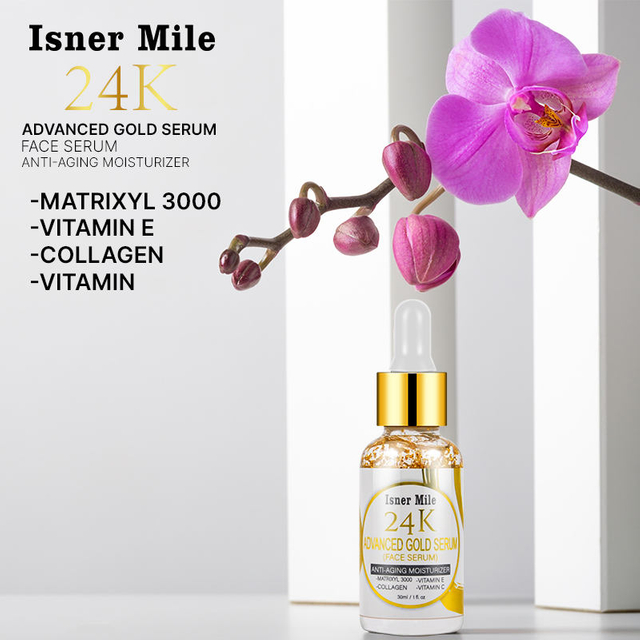 OEM ODM Face Skin Care Moisturizer Wrinkle 24K Gold Anti-aging Serum
