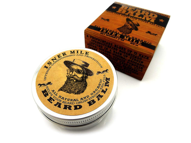 OEM/ODM Private label Natural Beard Balm Styles, Strengthens & Softens Beards & Mustaches Leave in Conditioner Wax for Men