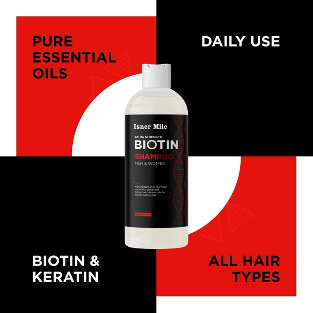 Biotin Hair Growth Shampoo And Conditioner Set Natural Herbal Thickening Anti Hair Loss Shampoo