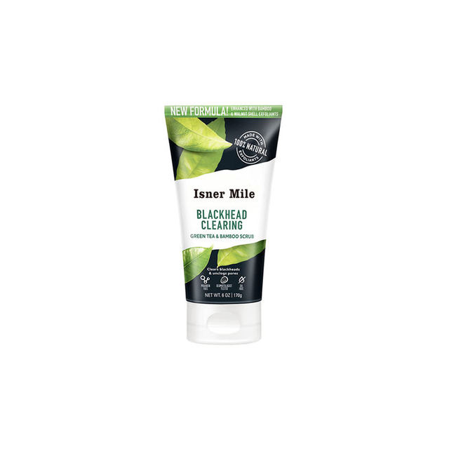 Factory direct green tea facial scrub deep cleansing pores and blackheads removal facial scrub