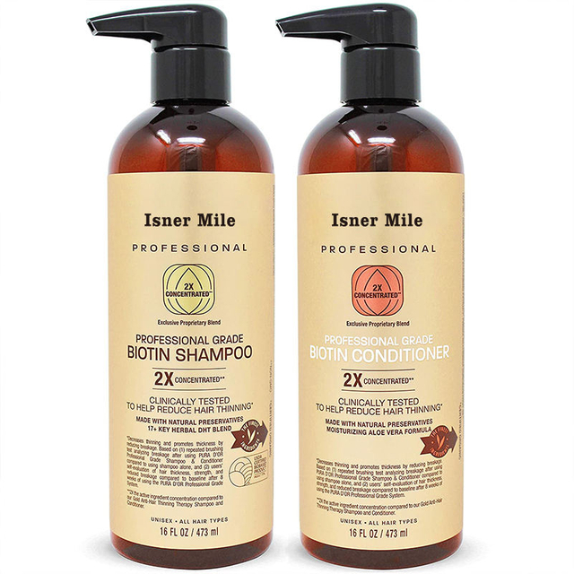 Private label hair care anti-aching anti-hair loss growth Moisture Rich Advanced Therapy Shampoo and Conditioner