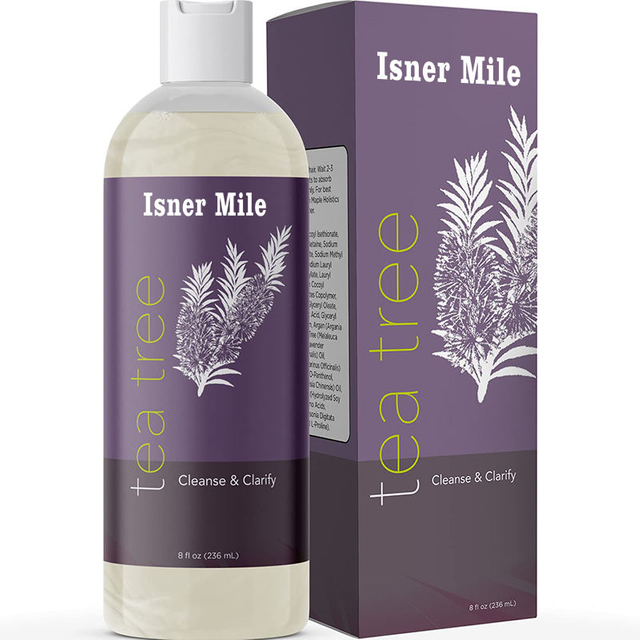 Wholesale Hair Care Products Scalp Exfoliator Cleansing Tea Tree Essential Oil Shampoo