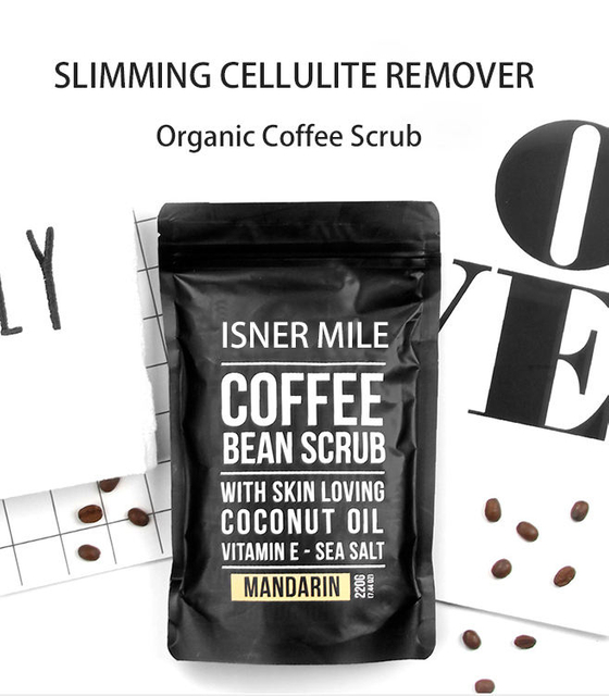 100% Natural Spa Skin Whitening Arabica Coffee Exfoliator Body Scrubs