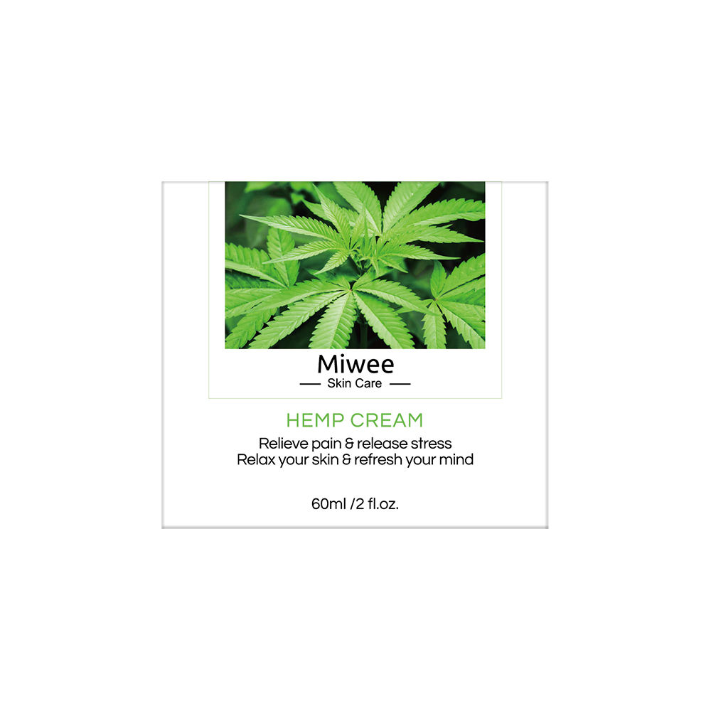 Natural Organic Vegan Face Moisturizer Facial Cream Anti-Wrinkle Moisturizing Hemp Cream
