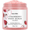 Isner Mile OEM/ODM Private Label Organic Dead Sea Salt Sweet Strawberry Exfoliating Moisturizing Nourishing Body Scrub