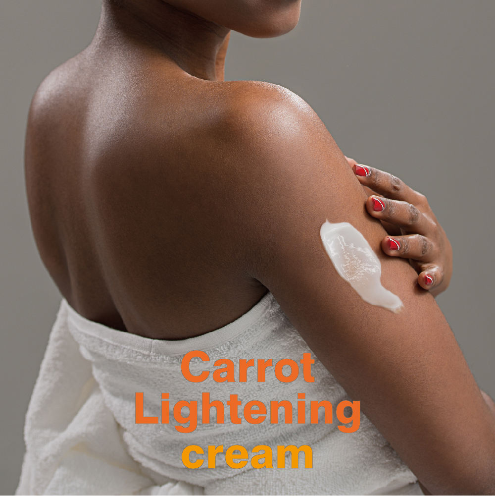 Black Skin Moisturizing Carrot Oil Brightening Beauty Cream Skin Whitening Lightening Body Lotion