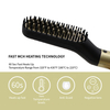 ZPM Men Hair Styler Beard Care Set Straightener Brush Comb Beard Oil Kit