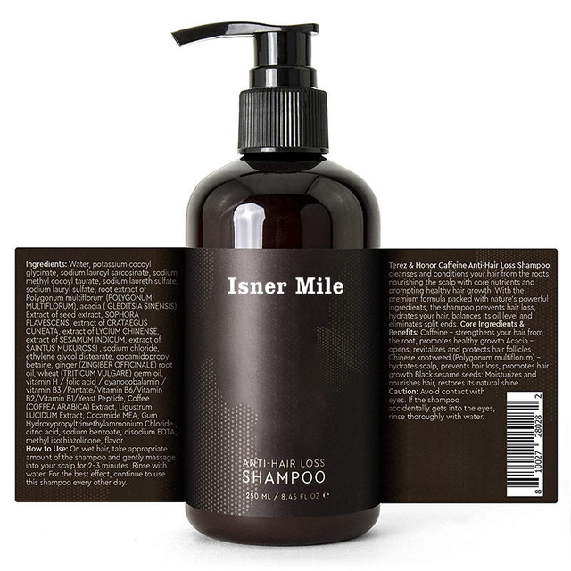 Natural Volumizing Thinning Vegan Cruelty Free Hair Loss Growth Shampoo