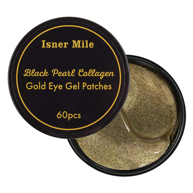 Dark Circles Under Eye Bags Treatment Black Pearl Gold Collagen Eye Patch Anti Wrinkle Eyes Gel Sleep Mask