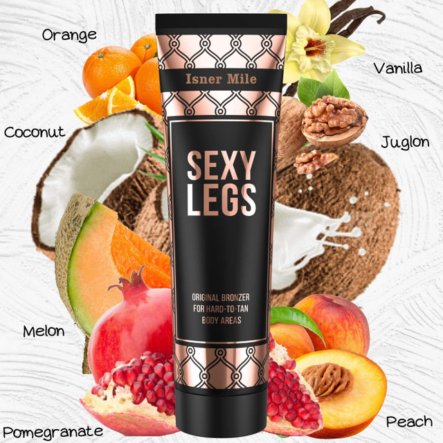 Dark Natural Tan Cream Bronzing Tanning Lotion Tanner Enhancing Bronzers For Perfectly Tanned Legs