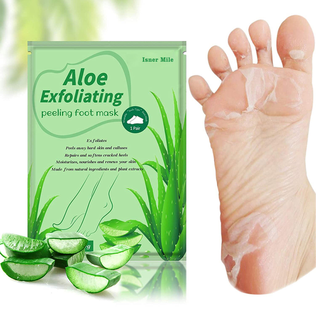 Removes Dead Skin Repairs Rough Heels Exfoliating Peeling Mask Aloe Vera Foot Peel Mask