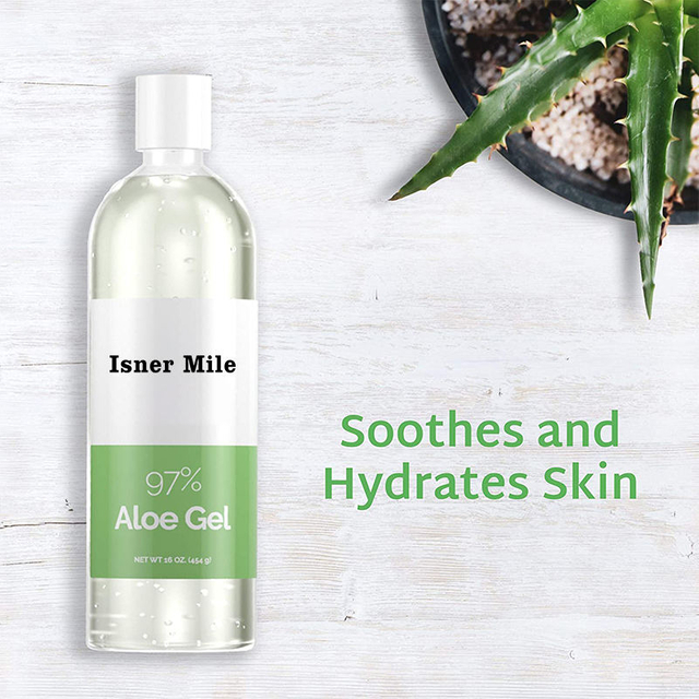 Pure Organic Natural Skin Care Moisturizer Face After Sun Care Sunburn Aloe Vera Gel