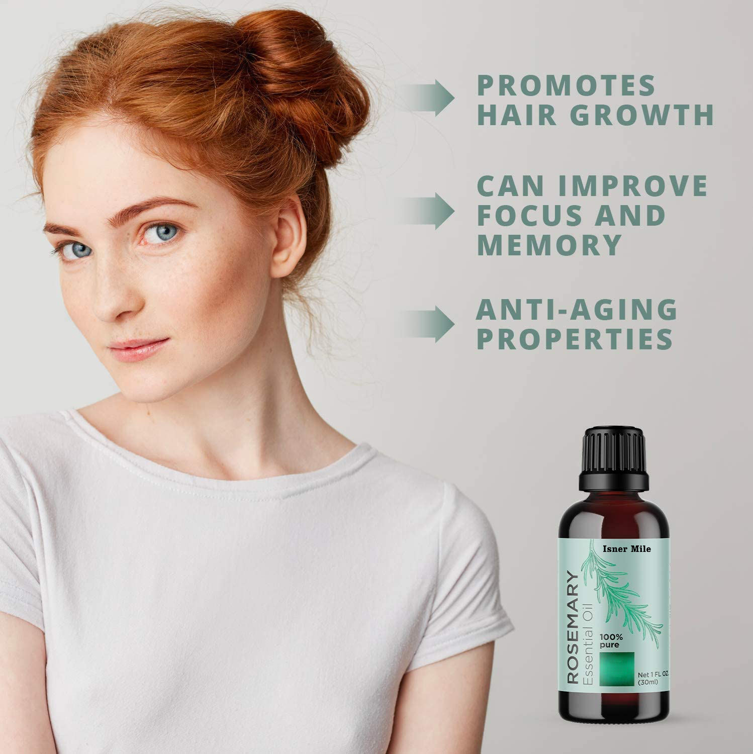 100% Pure Organic Treatment Therapeutic Aromatherapy Massage Herbal Oil Rosemary Essential Oil