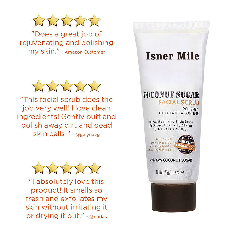 High quality facial moisturizing anti-acne dead skin brown sugar scrub exfoliating Body facial scrub