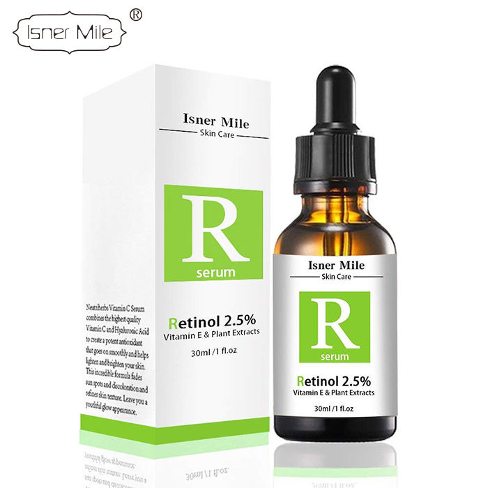 Natural Retinol Serum Hot Selling Wholesale Anti-wrinkle Retinol Serum 2.5% 30ml