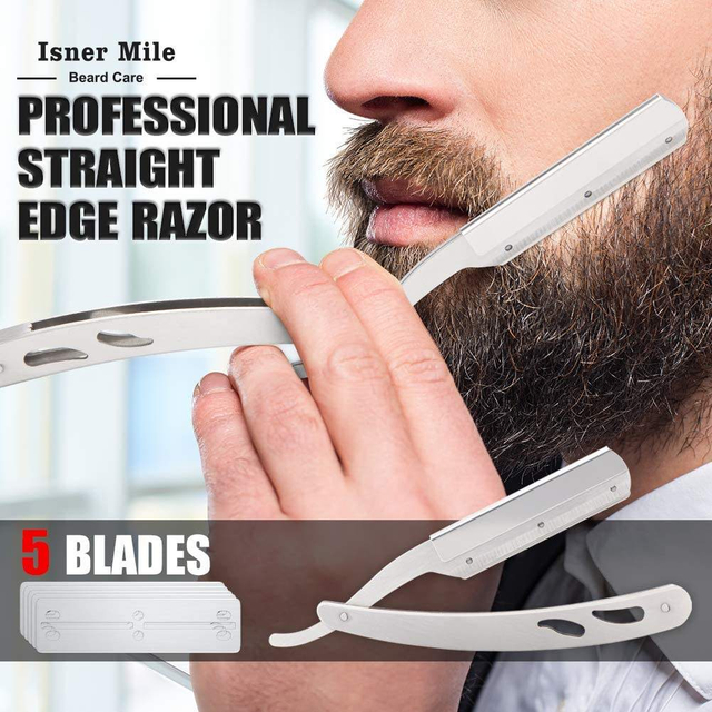 Isner Mile Organic Men's Beard Grooming Kit Vegan & 100% Natural Moustache Trimming Tool Growth Kit