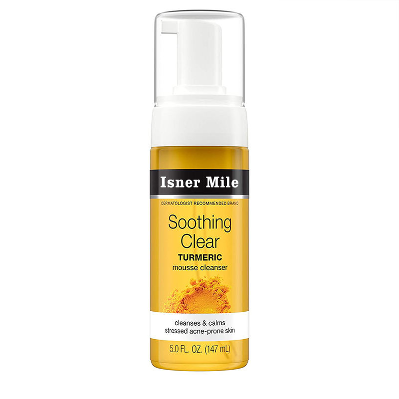 face wash Skin Care Moisturizing Whitening pore Deeply Cleansning cream turmeric facial mousse cleanser