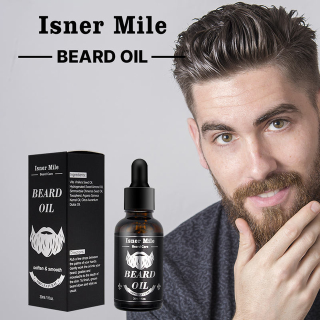 Private Label Natural Scented Men's Beard Growth Beard Oil