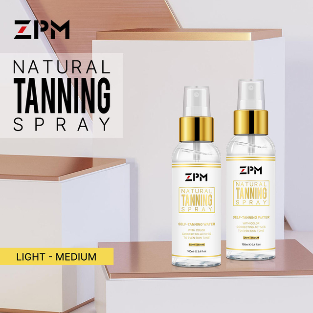 Hot selling ZPM organic natural tanning water spray body tanning self-tanning facial spray