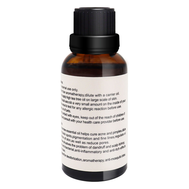 Tea tree essential oil therapeutic grade repair nourish glowing for skin hair care essential oil