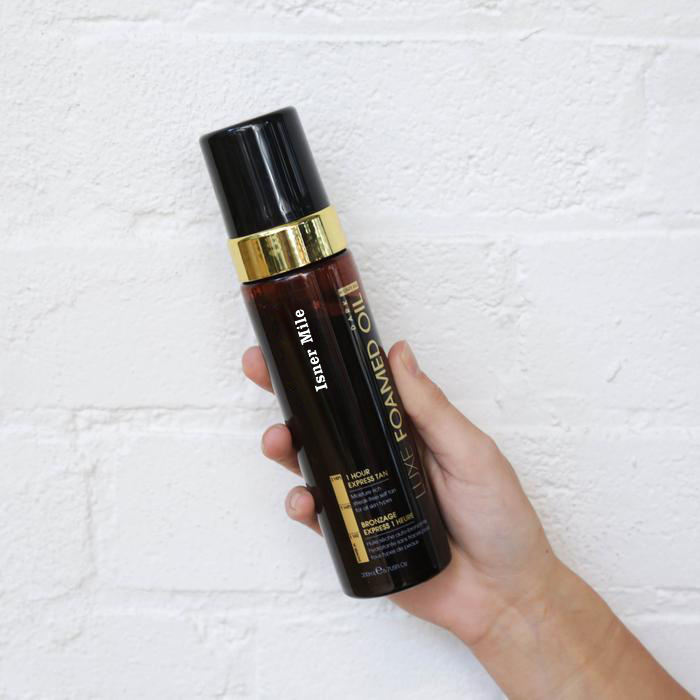 Isner Mile OEM/ODM Black Tanning Mousse Self Tanner Oils Private Label Glowing Dark Body Skin Foamed Oil Sun Indoor Customized