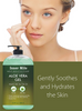 Organic natural moisturizer skin care hair care sunburn tea tree oil soothing aloe vera gel