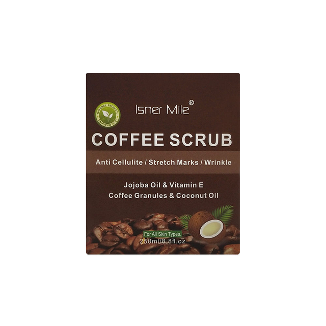 STOCK OEM Private Label Organic Skin Exfoliating Body Scrubs Coffee Scrub