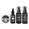 Men's Beard Grooming Care Moustache Kit with Beard Oil Wash Balm Condition