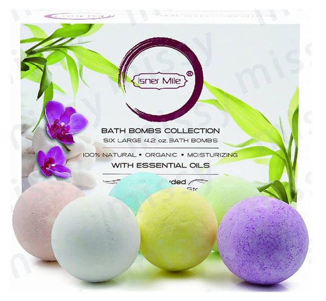 [MISSY] OEM/ODM Private Label Organic Essetnial Oil Fizzy Bath Bombs Gift Set