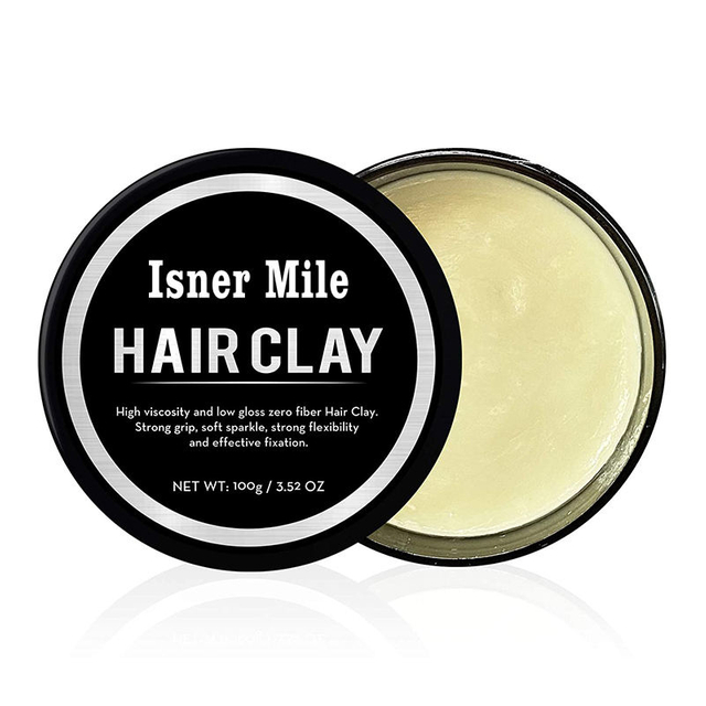 Organic hair wax private label professional hair styling clay for men