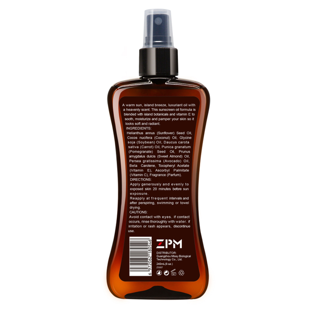 Self Tanning Water Instant Sunless Self Tanner Label Quantity Body OEM Customized Tanning oil