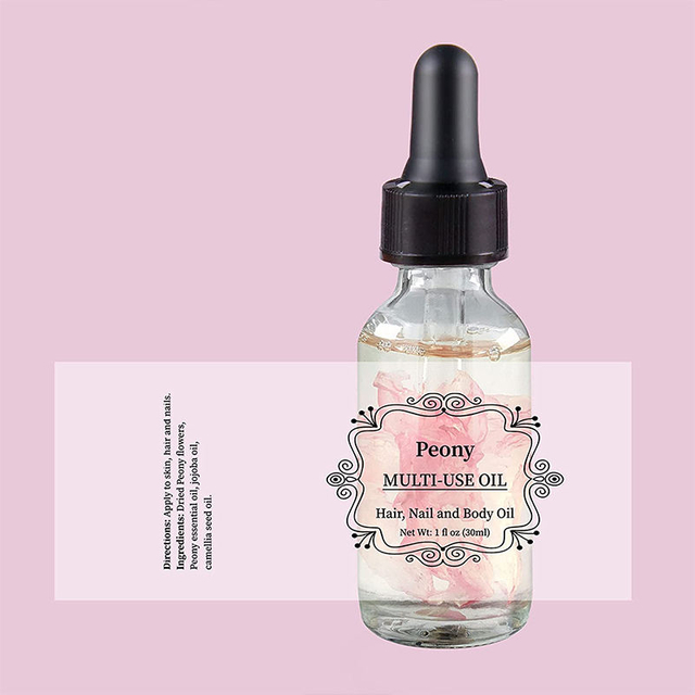 private label spa moisturizer natural multi-use body dried flower compound essential oil multi-use oil