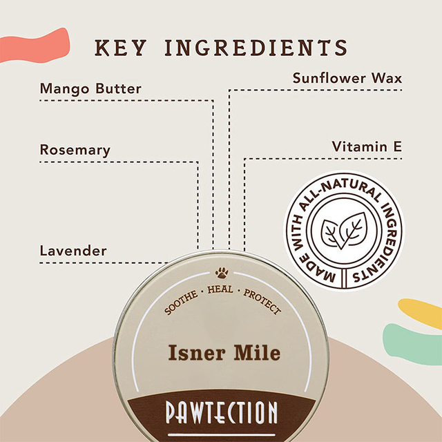 Private Label Natural Paw Soother Balm Dog Paw Balm Protects Paws from Hot Surfaces Pet Dog Claw Care