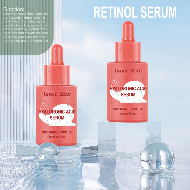 OEM/ODM Hyaluronic Acid Serum Moisturizing Whitening Anti-aging HA Skin Serum