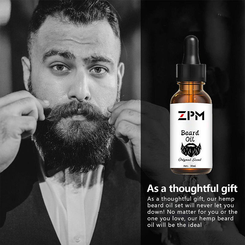 Custom logo 100% natural sandalwood scent beard oil for mens beard growth oil