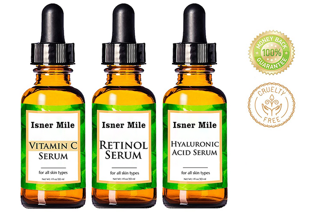 Private Label Hydrating Moisturizing Skin Care Face Serum Wrinkles Organic Retinol Serum set