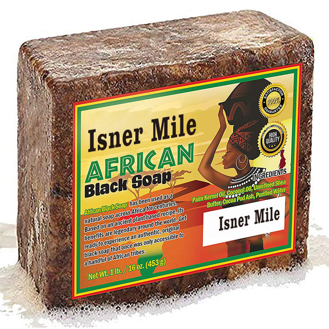 Natural Organic Soap Acne Treatment Dark Spot Remover African Black Soap