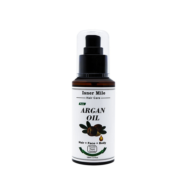Hair Oil can be used on damp or dry hair 100% Pure and Natural Argan Oil