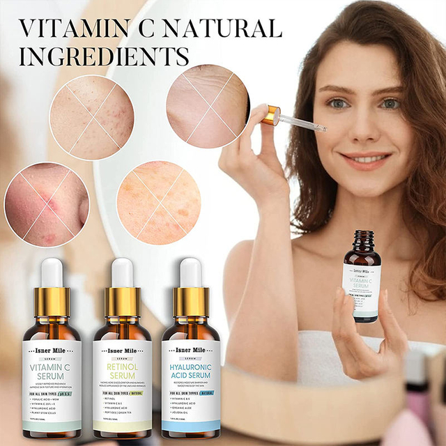 Hyaluronic Acid Moisturizing Anti Aging Reduces Wrinkles Organic Retinol Serum