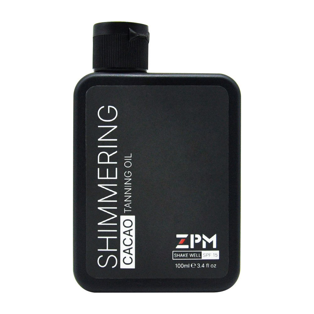 STOCK ZPM Cacao Shimmering Tanning Oil SPF15 Glow Sun Tan Body Oil