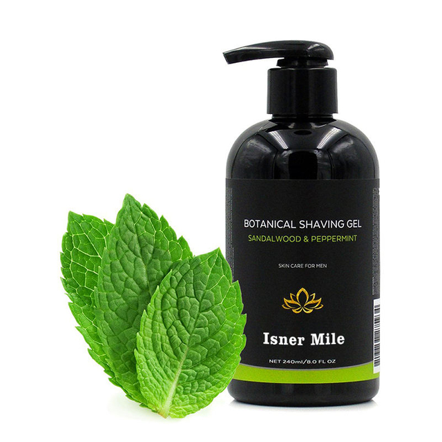 Private Label 100% Pure Organic Natural Moisturizer botanical shaving gel