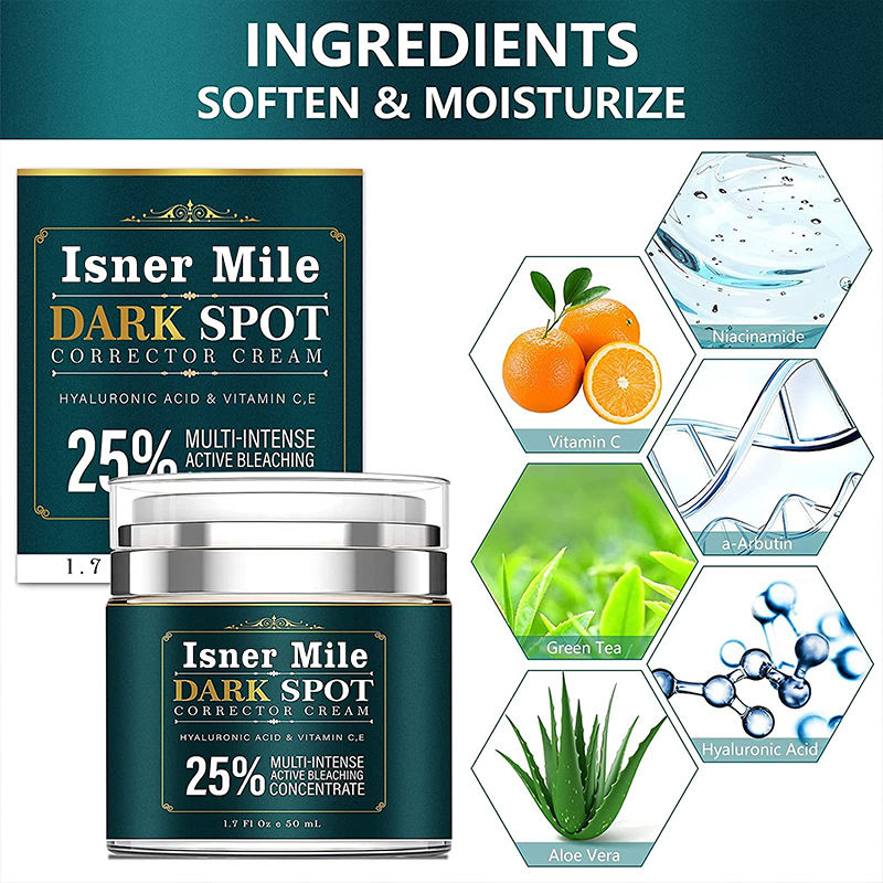 Private Label Natural Vitamin C Moisturizer Anti Aging Wrinkle Dark Spot Corrector facial Cream